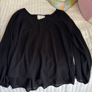 Black Long Sleeve Blouse